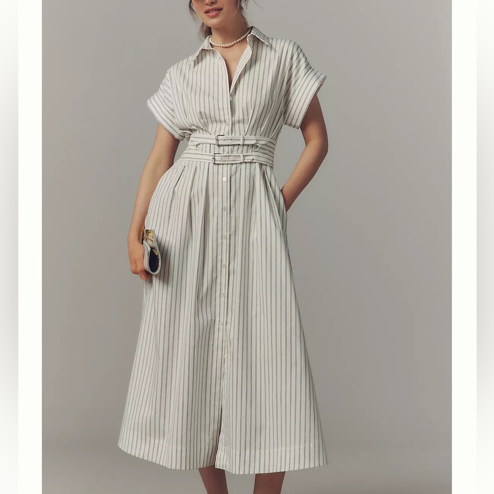 THE TOBIE SHIRT DRESS BY EXQUISE: DOUBLE BUCKLE EDITION